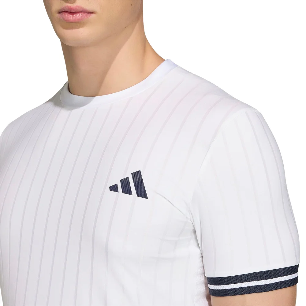 T-shirt de Ténis Masculina Adidas FLFT PRO White – Modelo Pro FreeLift - imagem 7