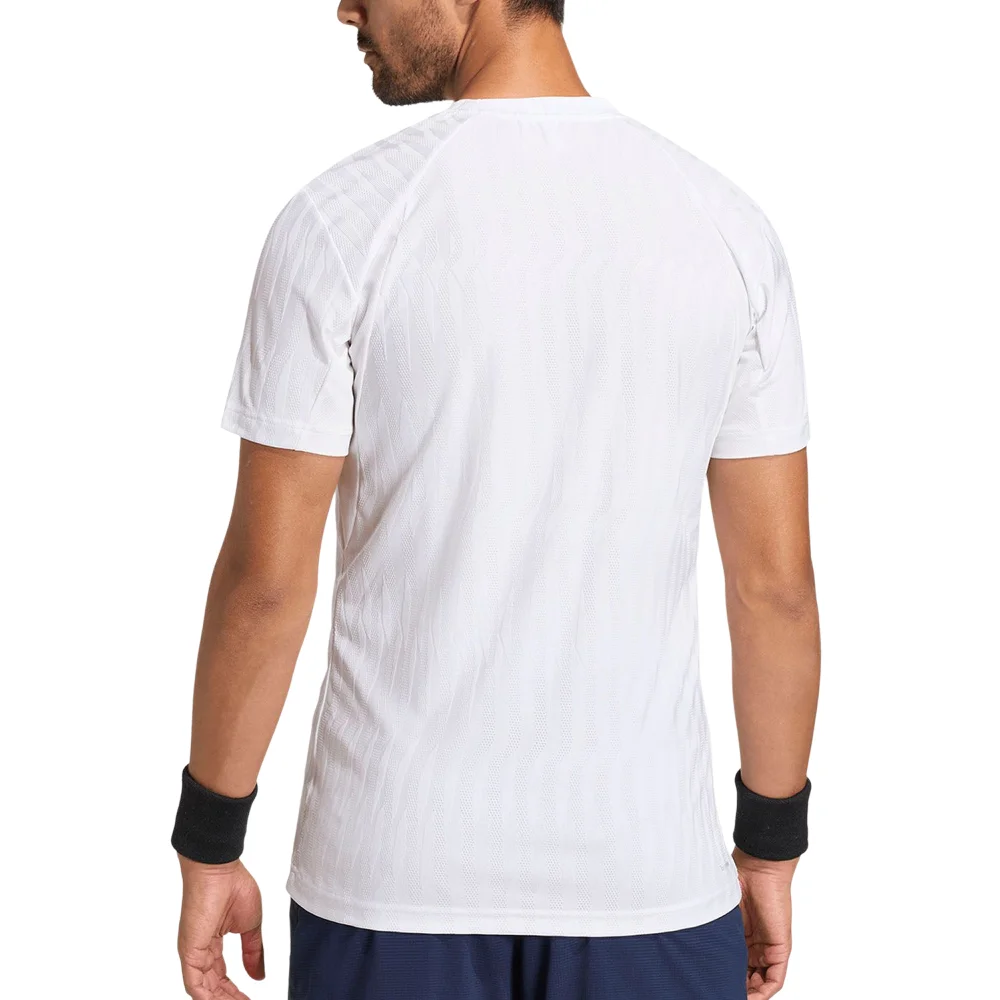T-shirt de Padel Masculina Adidas FreeLift Airchill Branca – Modelo Profissional - imagem 2