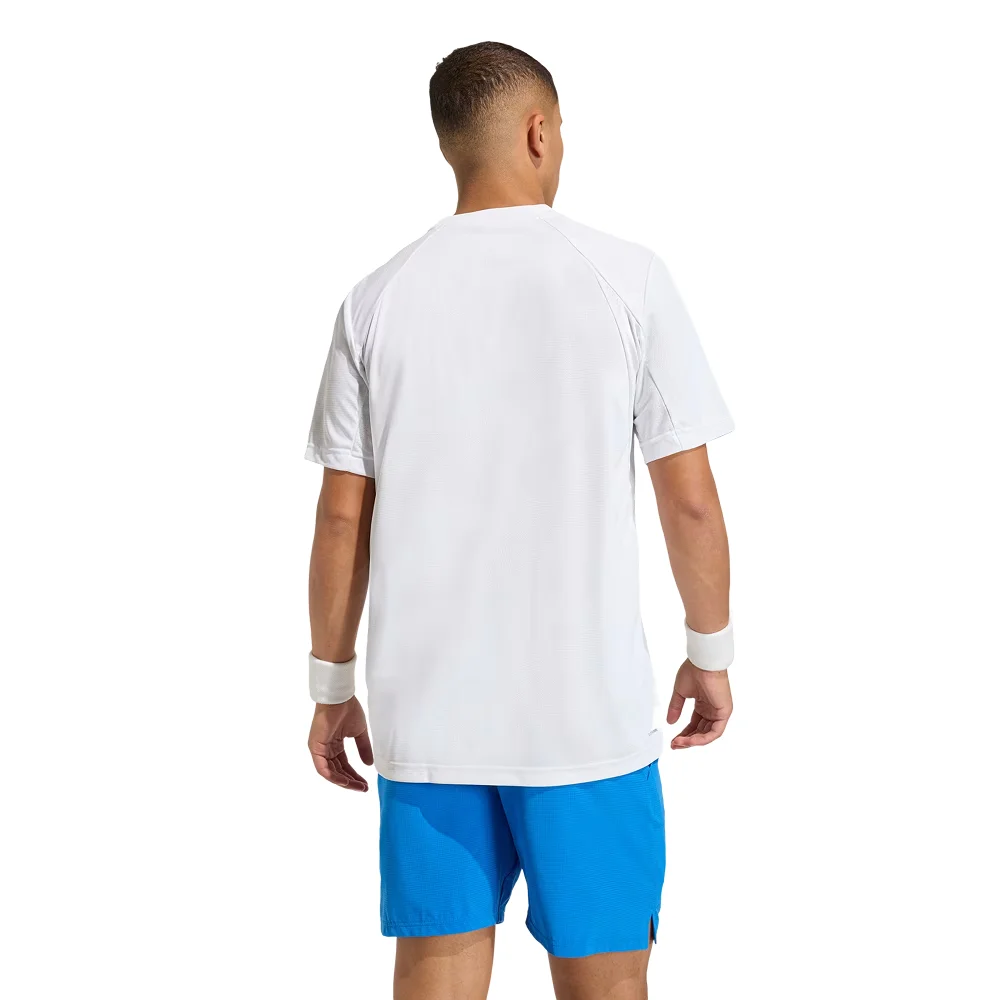 Adidas Club Men's T-Shirt Graphic White — Liberdade de Movimentos e Conforto no Court - imagem 2