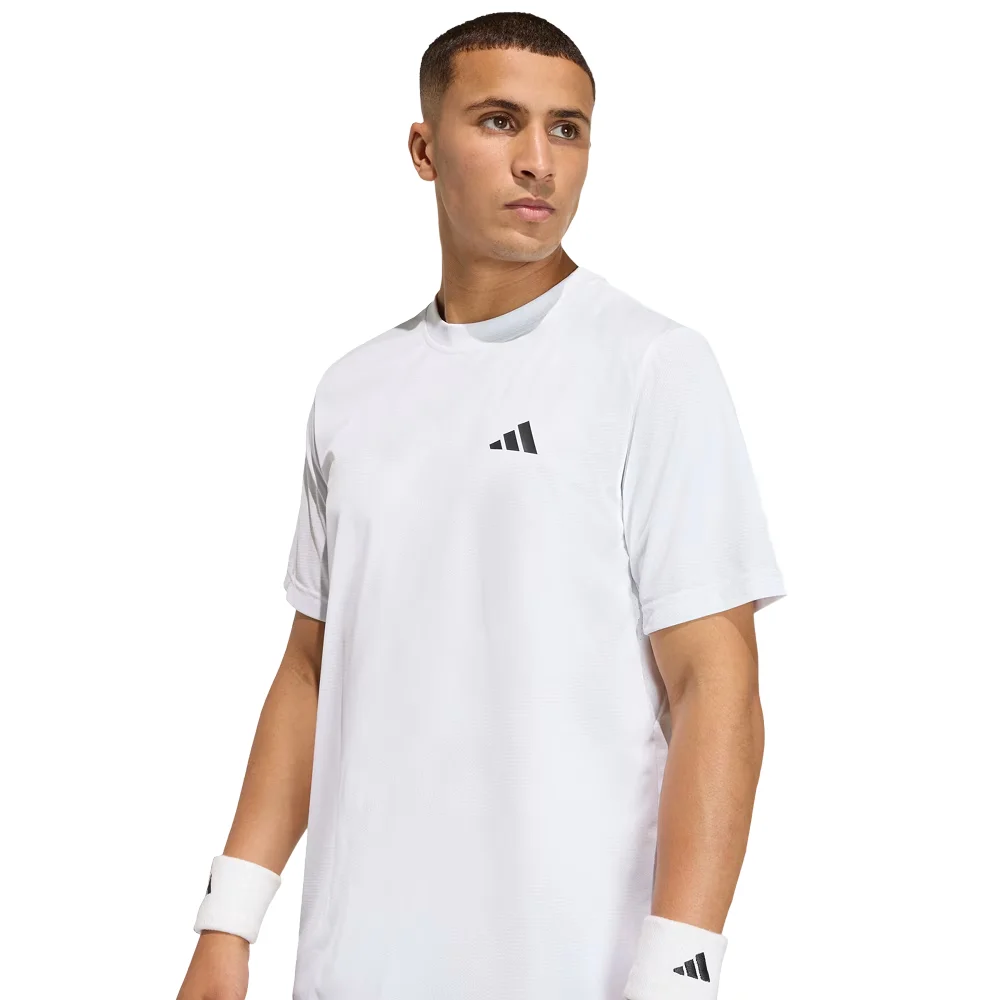 Adidas Club Men's T-Shirt Graphic White — Liberdade de Movimentos e Conforto no Court - imagem 6
