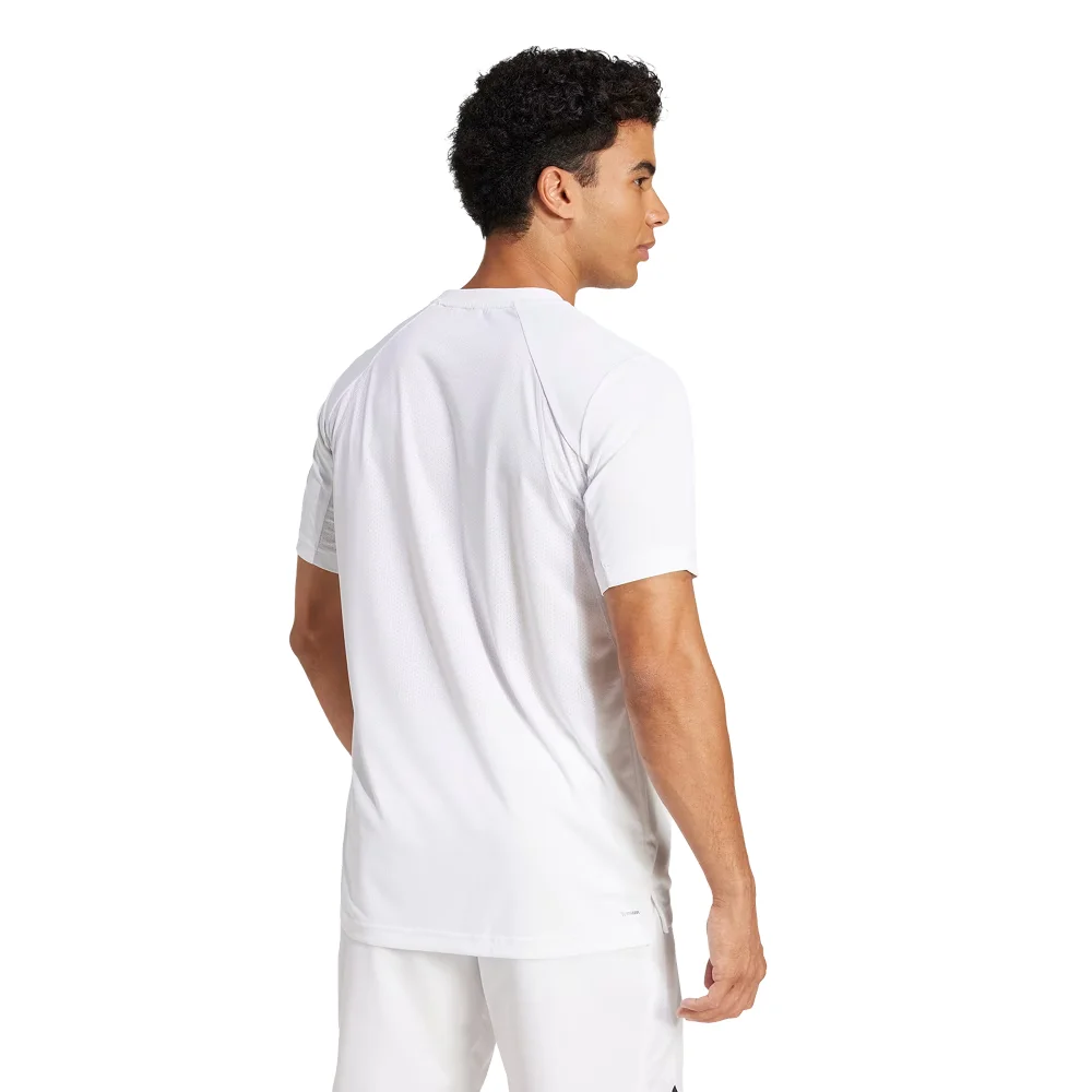 Adidas Club Men's T-shirt White – Camisola Respirável para Padel e Ténis - imagem 2