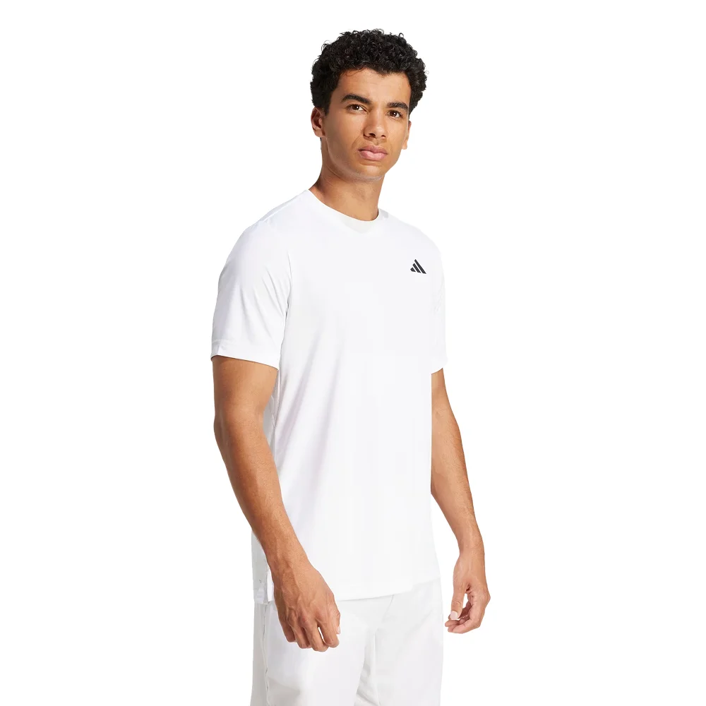 Adidas Club Men's T-shirt White – Camisola Respirável para Padel e Ténis - imagem 3