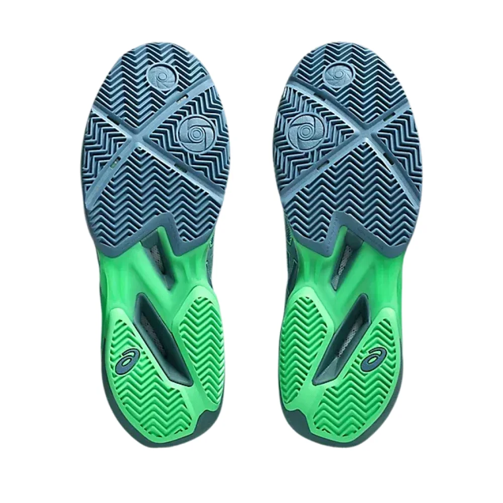 Sapatilhas de Padel Asics Sonicsmash FF Men Saba Blue / Vital Green - imagem 7