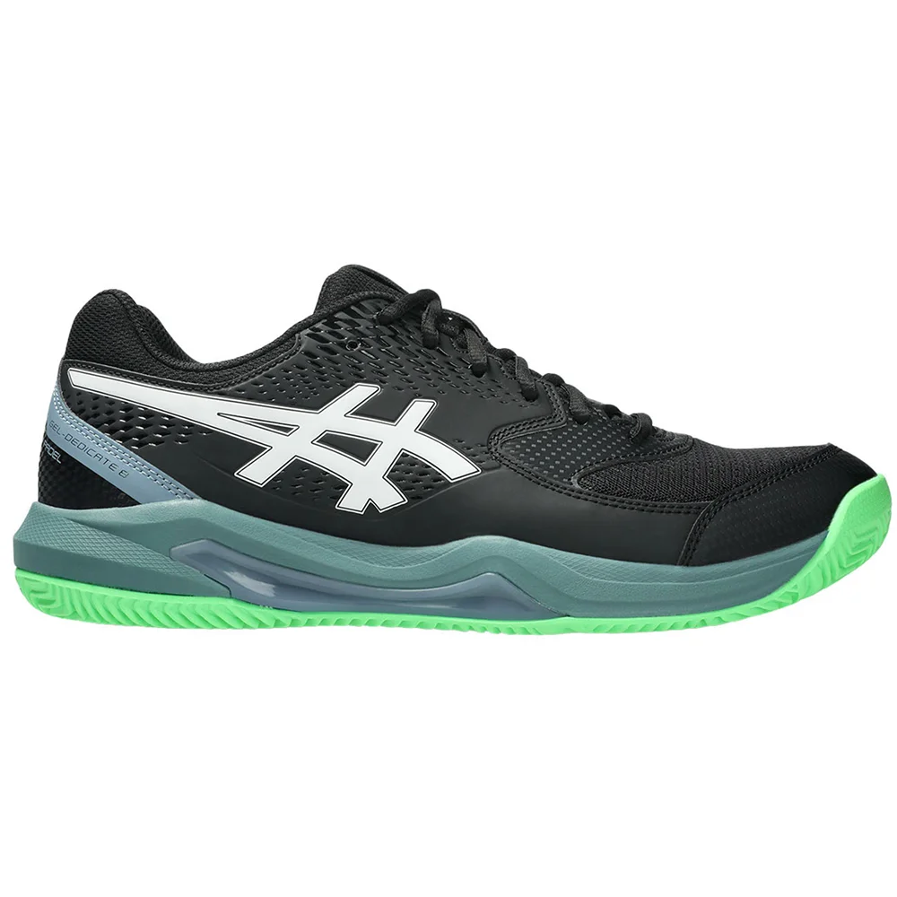 Asics Gel-Dedicate 8 Padel Men Black Vital Green — soft cushioning and reliability during training - image 1