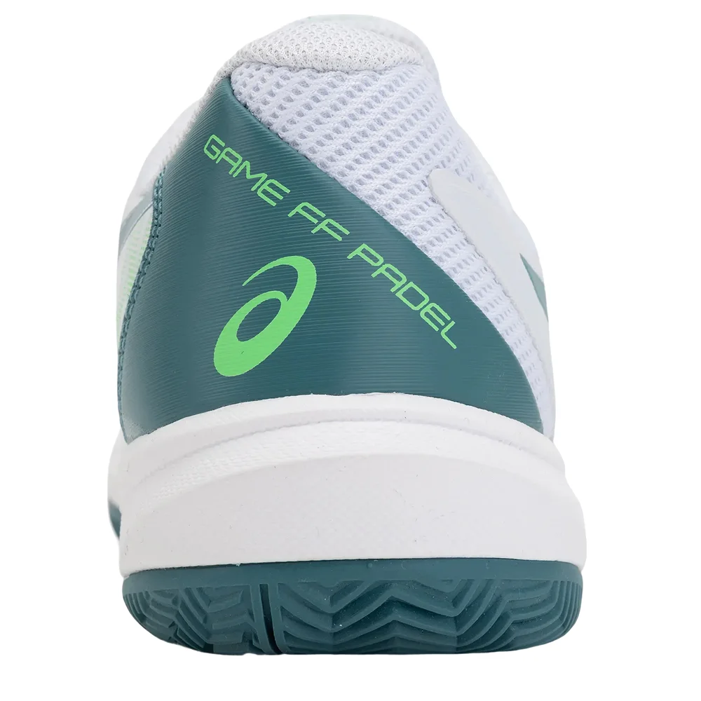 Asics Game FF Padel Men White Misty Pine — control & stability - image 6