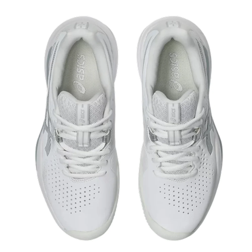 Asics Gel-Challenger 15 Clay Mulher Branco Prata Pura — Concebidas para Movimentos Laterais | Tecnologia de Amortecimento GEL™ - imagem 6
