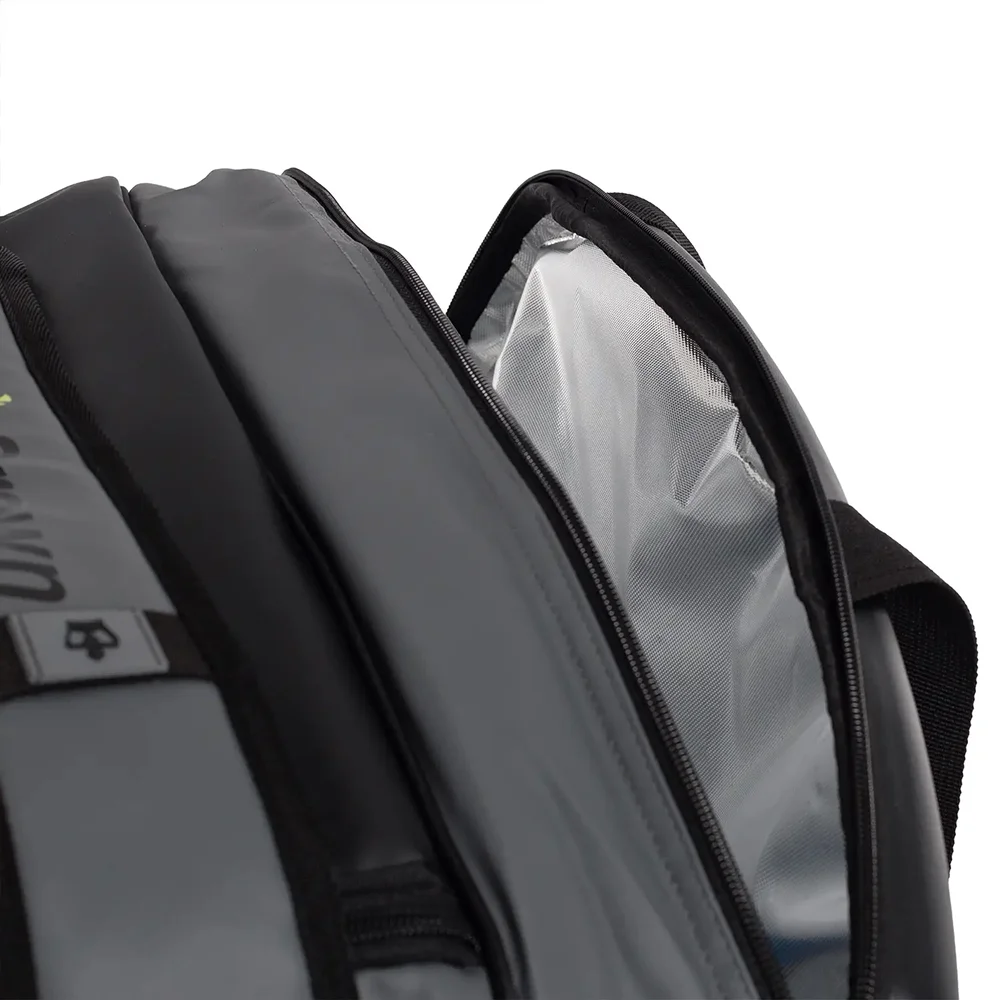 Black Crown Padel Bag Wonder Pro Hard 2.0 Black – saco médio com compartimento térmico e ventilado - imagem 4