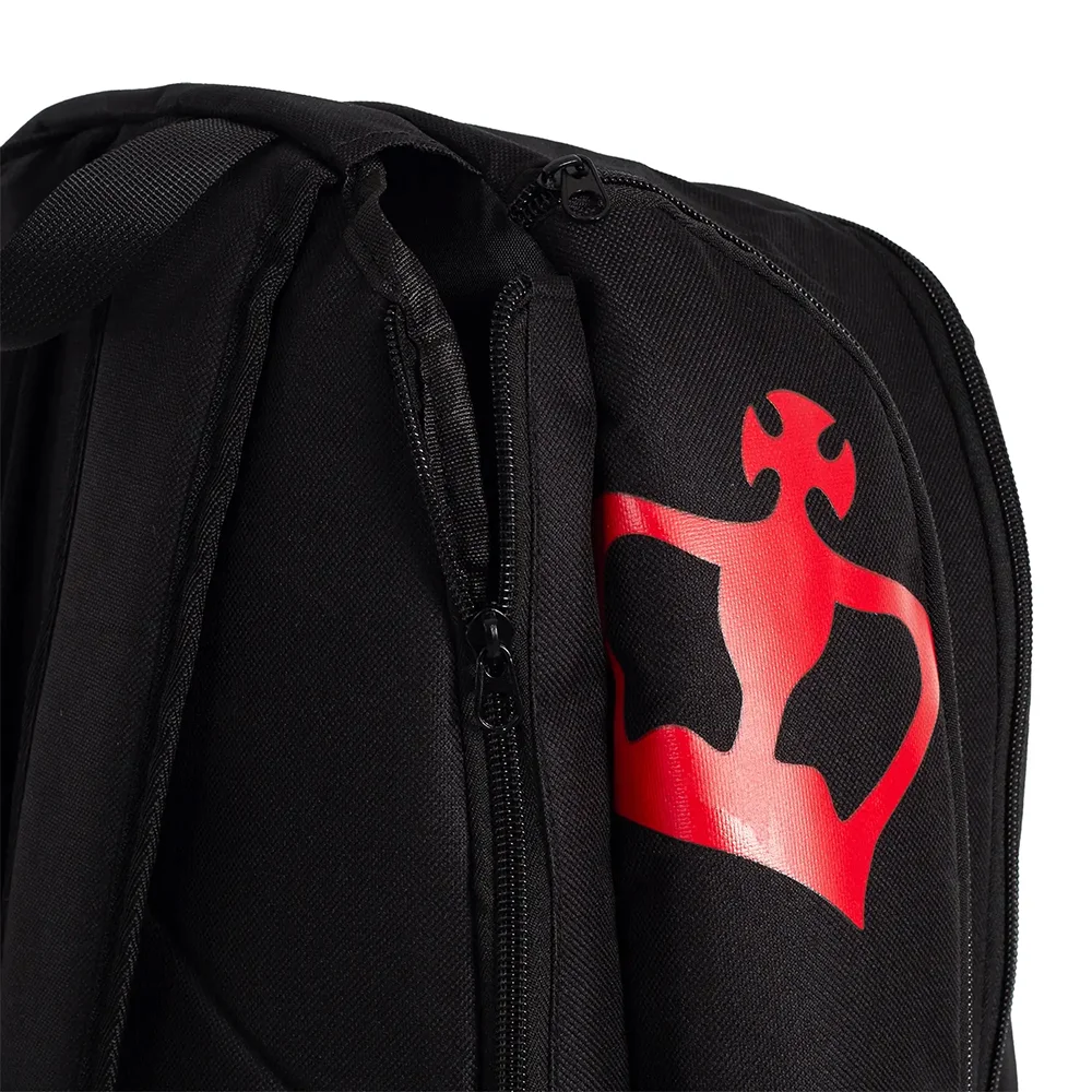 Black Crown Backpack Focus Black Red – mochila compacta de padel com design funcional - imagem 5