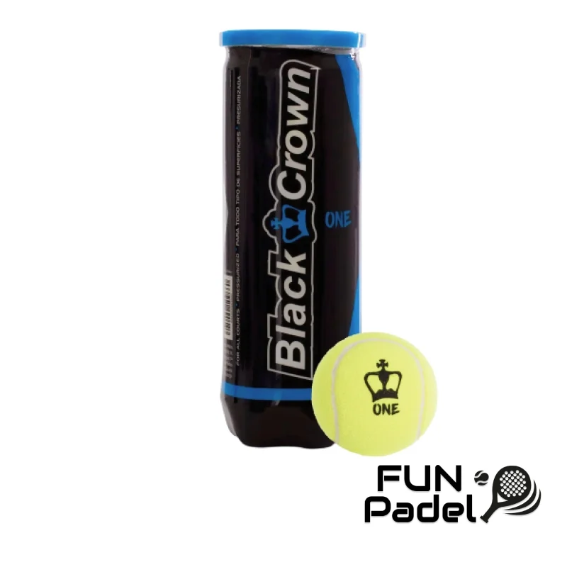 Bolas de Padel Black Crown ONE – Caixa com 24 Tubos (72 bolas) - imagem 2