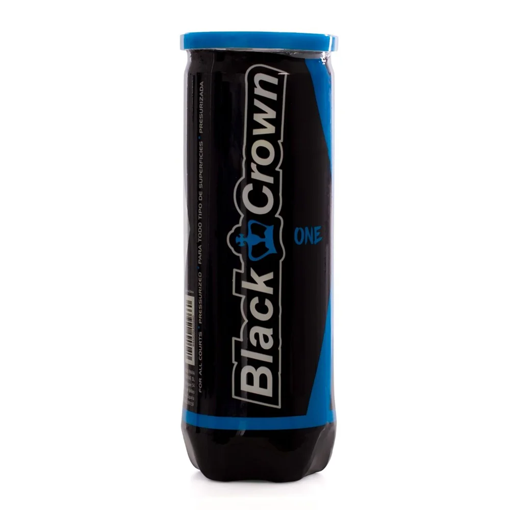 Black Crown ONE Padel Balls - Tube of 3 Balls - image 2