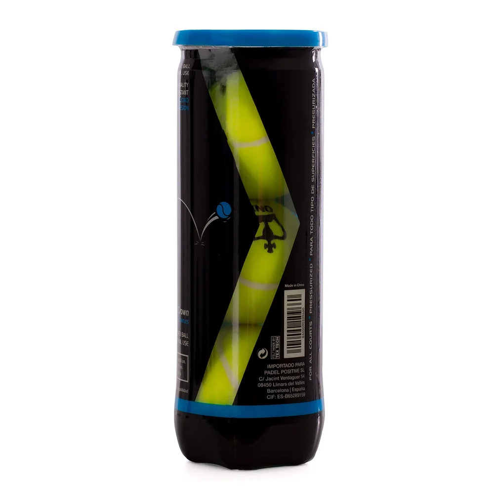 Black Crown ONE Padel Balls - Tube of 3 Balls - image 3