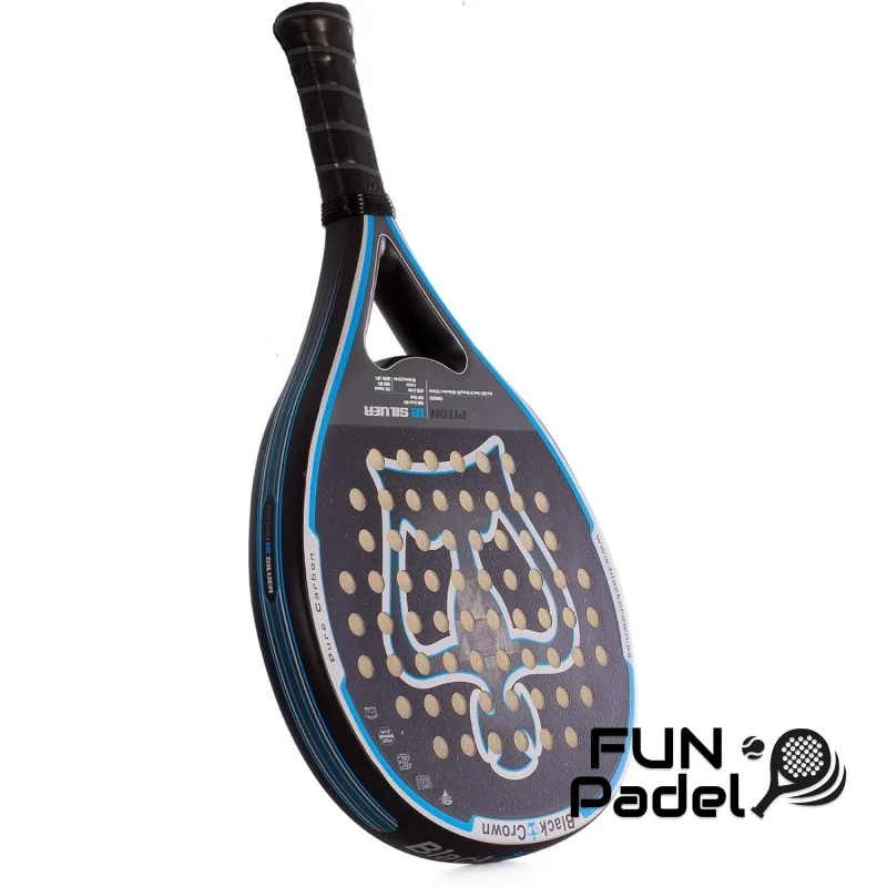 Black Crown Piton 12 Silver 2024 – Raquete de Padel Redonda com Controlo e Potência | Fun Padel - imagem 3