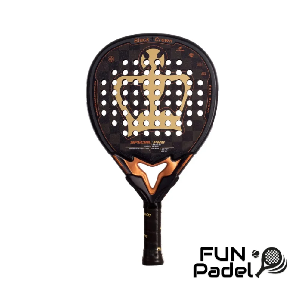 Raquete de Padel Black Crown Special Pro – Potência e Controlo para Jogadores Avançados - imagem 1