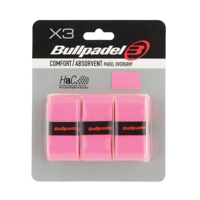 Bullpadel GB-1201 Overgrip Neon Pink x3