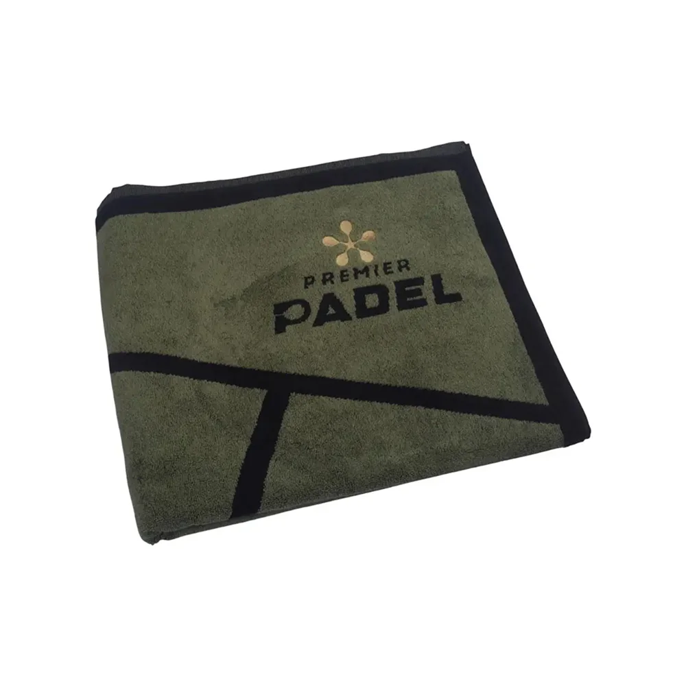 Bullpadel Toalha Premier Padel Khaki Black 2026 – toalha para padel e ténis - imagem 3