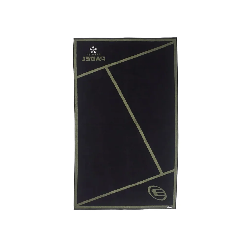 Bullpadel Toalha Premier Padel Khaki Black 2026 – toalha para padel e ténis - imagem 2