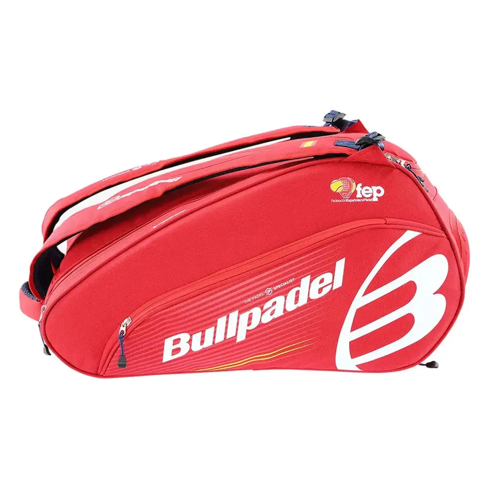 Bullpadel padelbag FEP Red – spacious padel bag for regular players - image 2