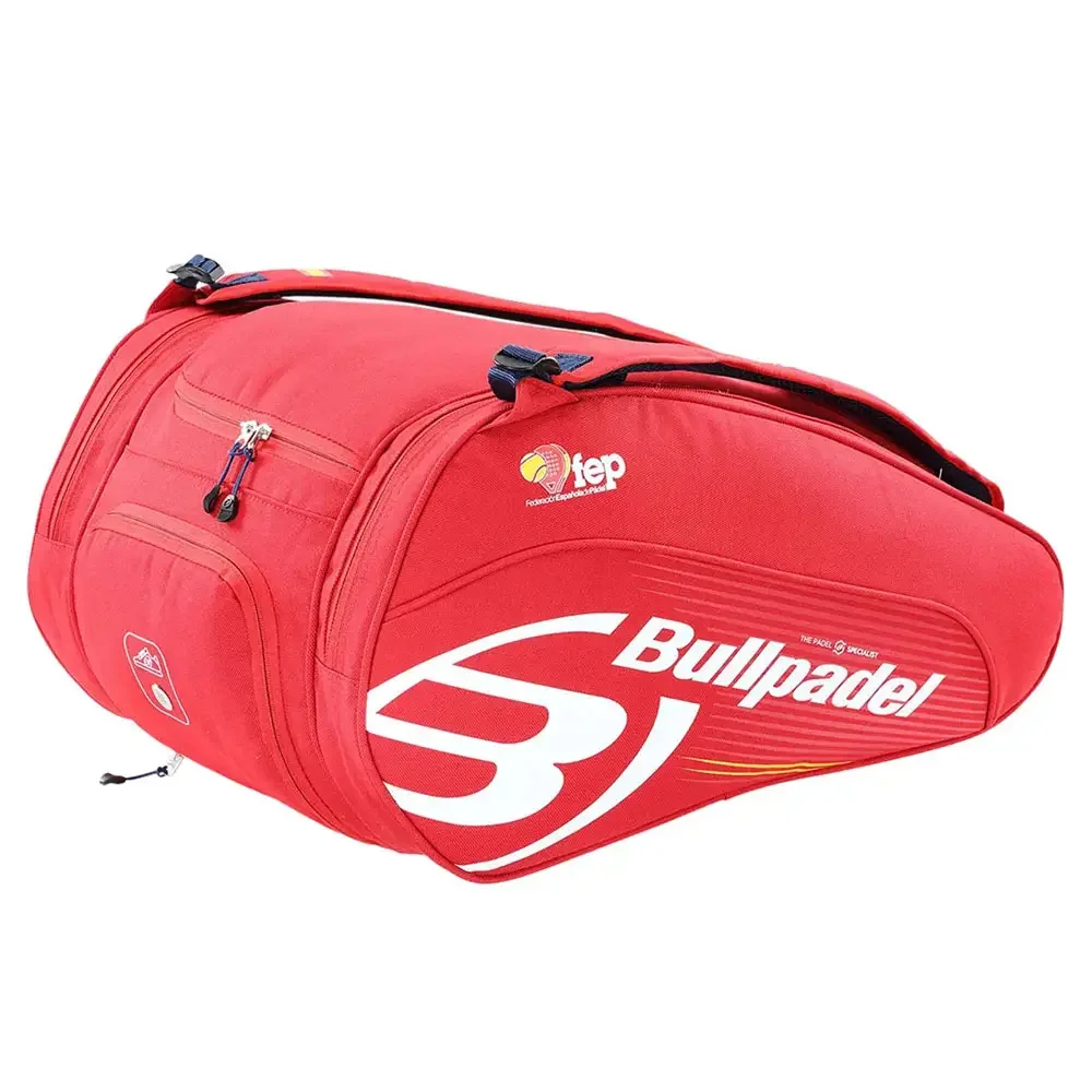Bullpadel padelbag FEP Red – spacious padel bag for regular players - image 3