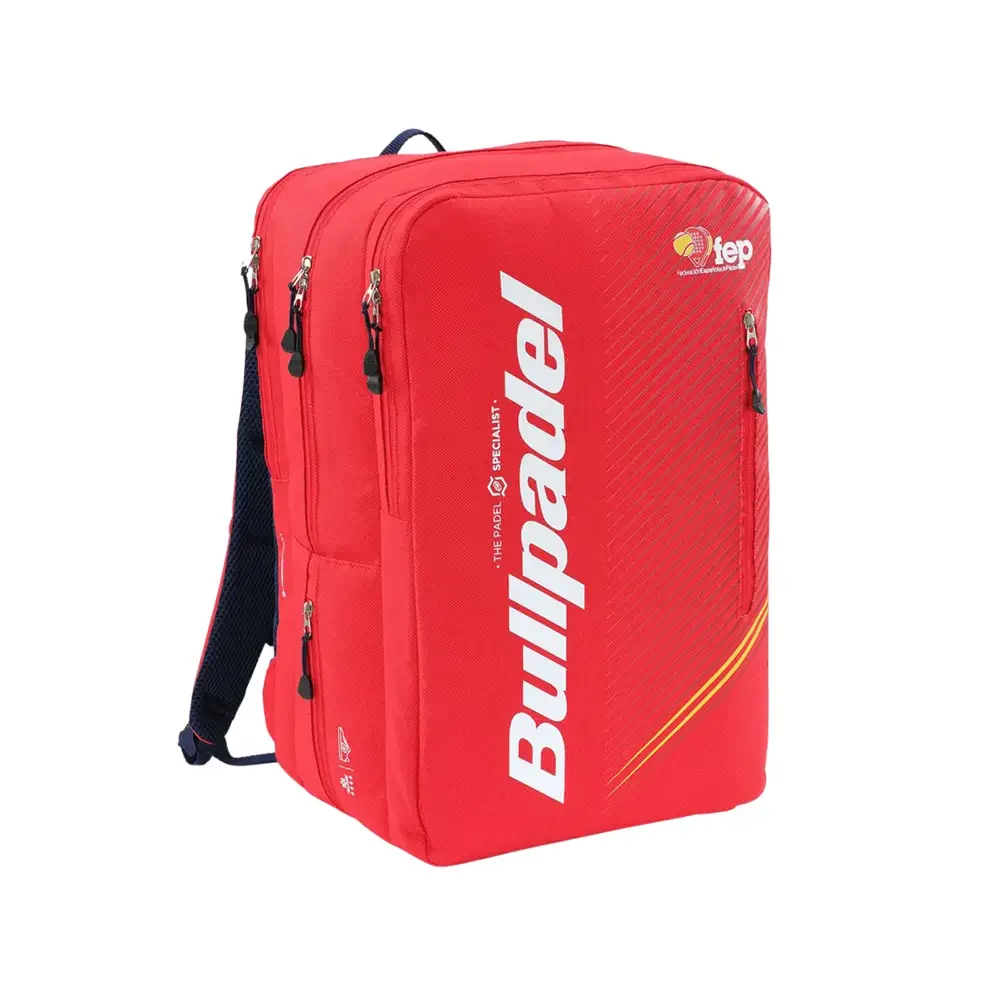 Bullpadel Backpack FEP Red – Official Backpack of the Spanish Padel Federation - image 2