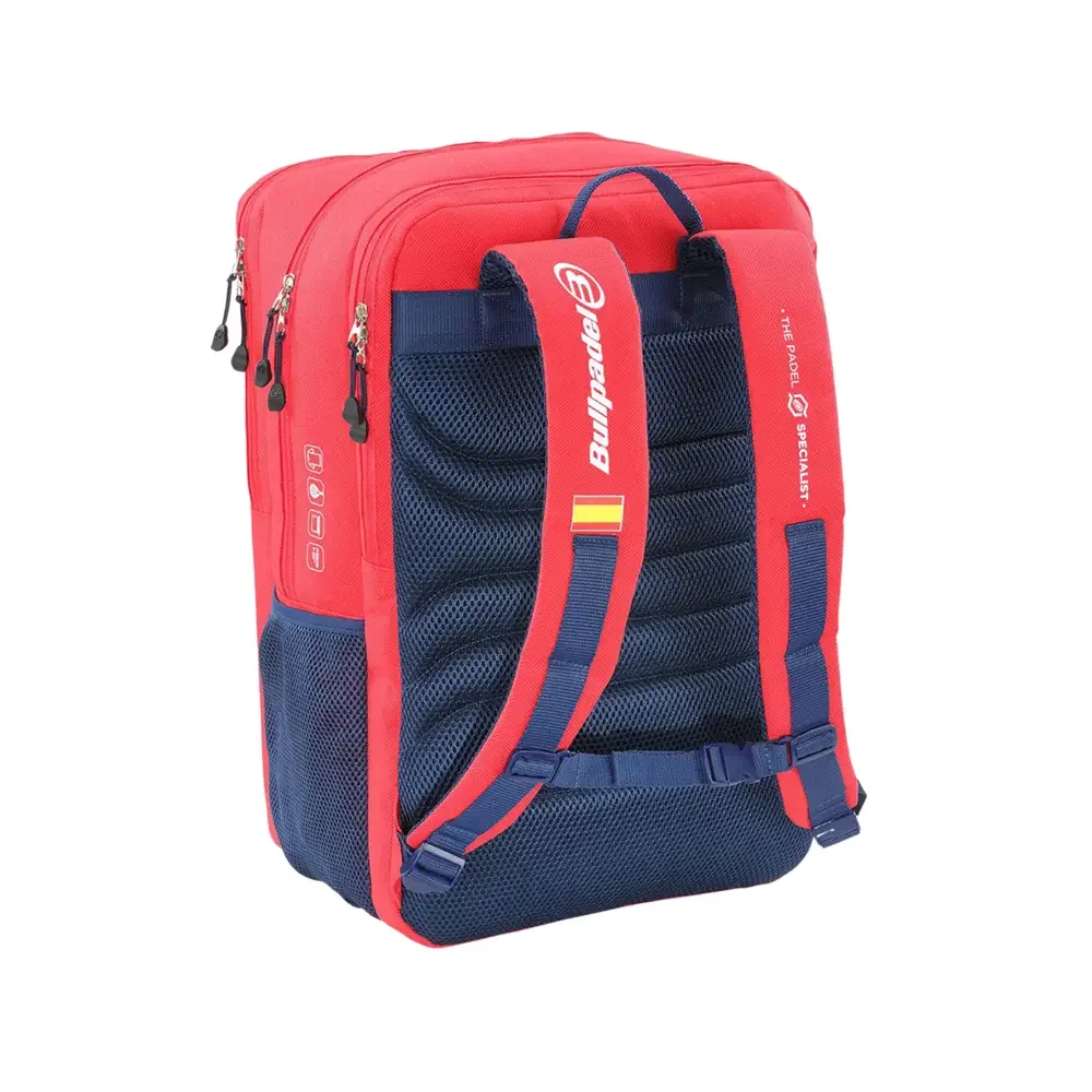 Bullpadel Backpack FEP Red – Official Backpack of the Spanish Padel Federation - image 4