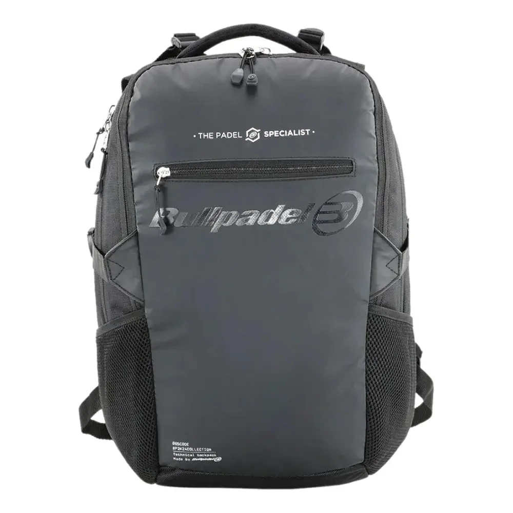 Bullpadel Tech 2025 Black — mochila técnica e versátil para raquetes - imagem 1