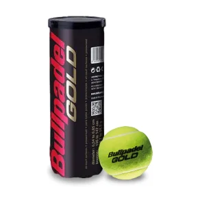 Bullpadel Gold Padel Balls – 3-Pack (Official Match Balls)