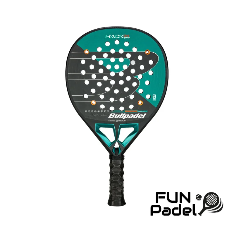 Bullpadel Hack 04 Hybrid 25 – Raquete de Padel Profissional com Potência e Controlo - imagem 1