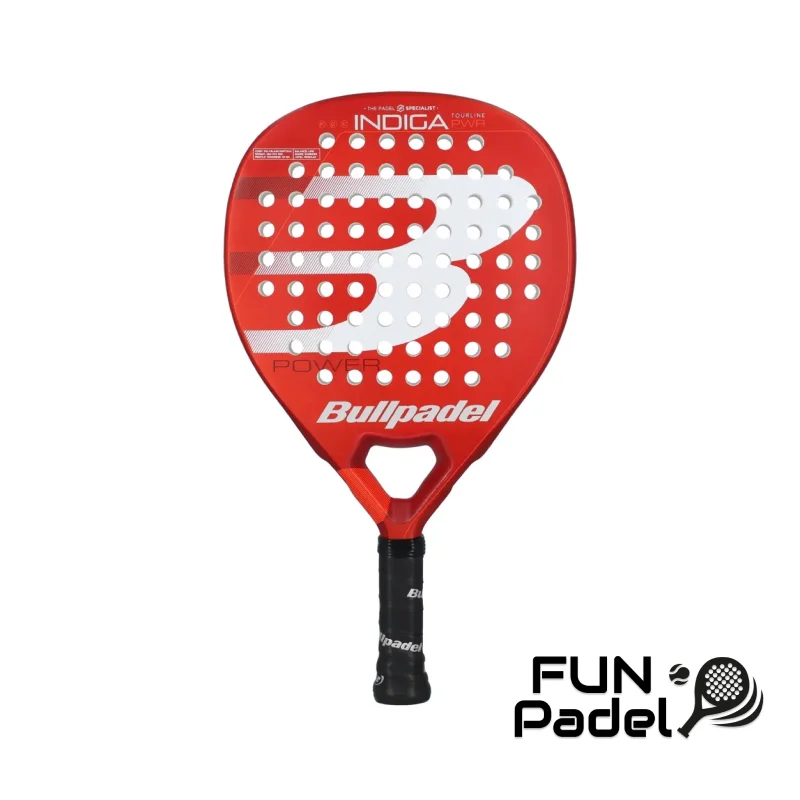 Bullpadel Indiga Pwr 2024 – Raquete Leve em Forma de Diamante para Potência e Controlo - imagem 1