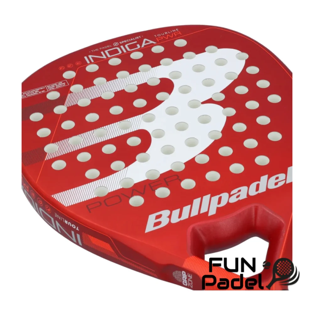 Bullpadel Indiga Pwr 2024 – Raquete Leve em Forma de Diamante para Potência e Controlo - imagem 6