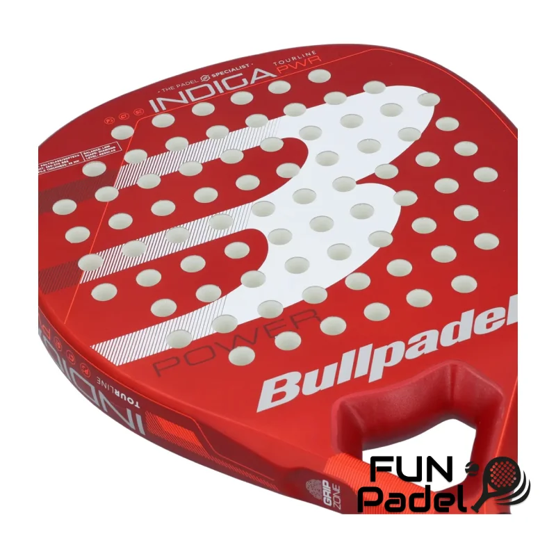 Bullpadel Indiga Pwr 2024 – Raquete Leve em Forma de Diamante para Potência e Controlo - imagem 6