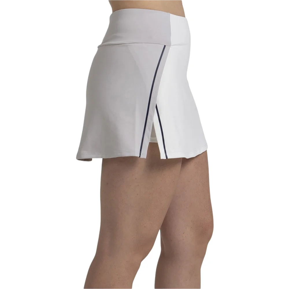 Bullpadel Pugue Skirt Bone White – padel skirt with shorts and Drynamic - image 3