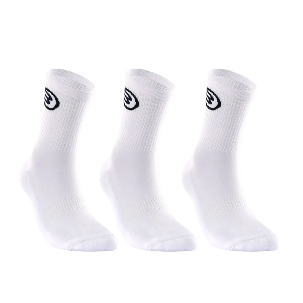 Bullpadel BP252 Socks White x3 – Comfort Performance Socks - image 1