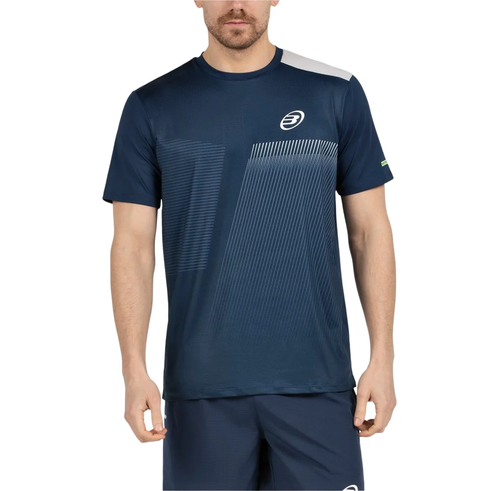 Bullpadel Motril Navy blue T-shirt – Master 2026 Collection - image 1