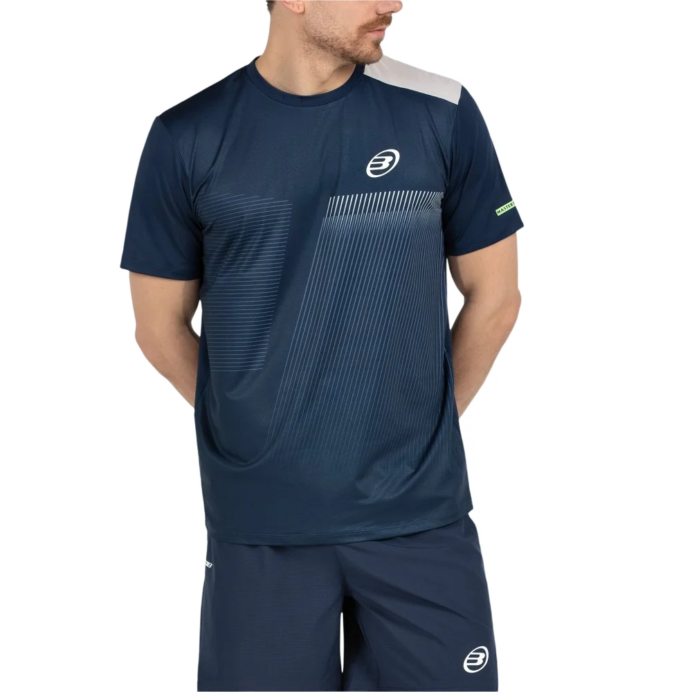 Bullpadel Motril Navy blue T-shirt – Master 2026 Collection - image 4