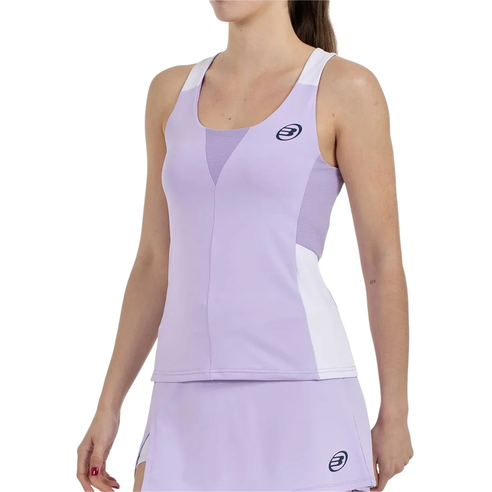 Bullpadel Porson T-shirt Purple — fitted breathable padel top - image 2