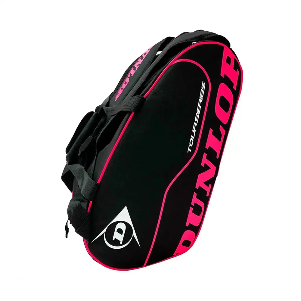 Dunlop Sports Bag Tour Intro Lt Black Pink – lightweight padel backpack with pink design - image 3