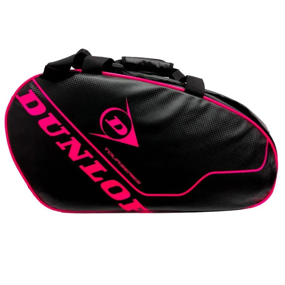 Dunlop Sports Bag Tour Intro Lt Black Pink – lightweight padel backpack with pink design - image 1
