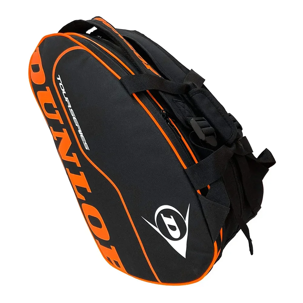 Dunlop Sports Bag Tour Intro Black Orange – mochila desportiva média sem compartimento térmico - imagem 4