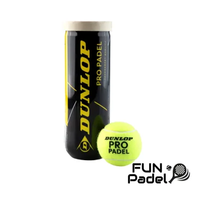 Dunlop PRO Padel Balls - Tube 