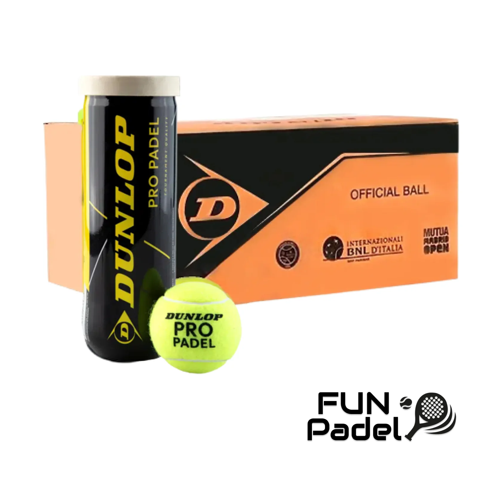 Dunlop PRO Padel Balls — Premium Tournament Balls (24 Tubes, 72 Balls)  - image 1