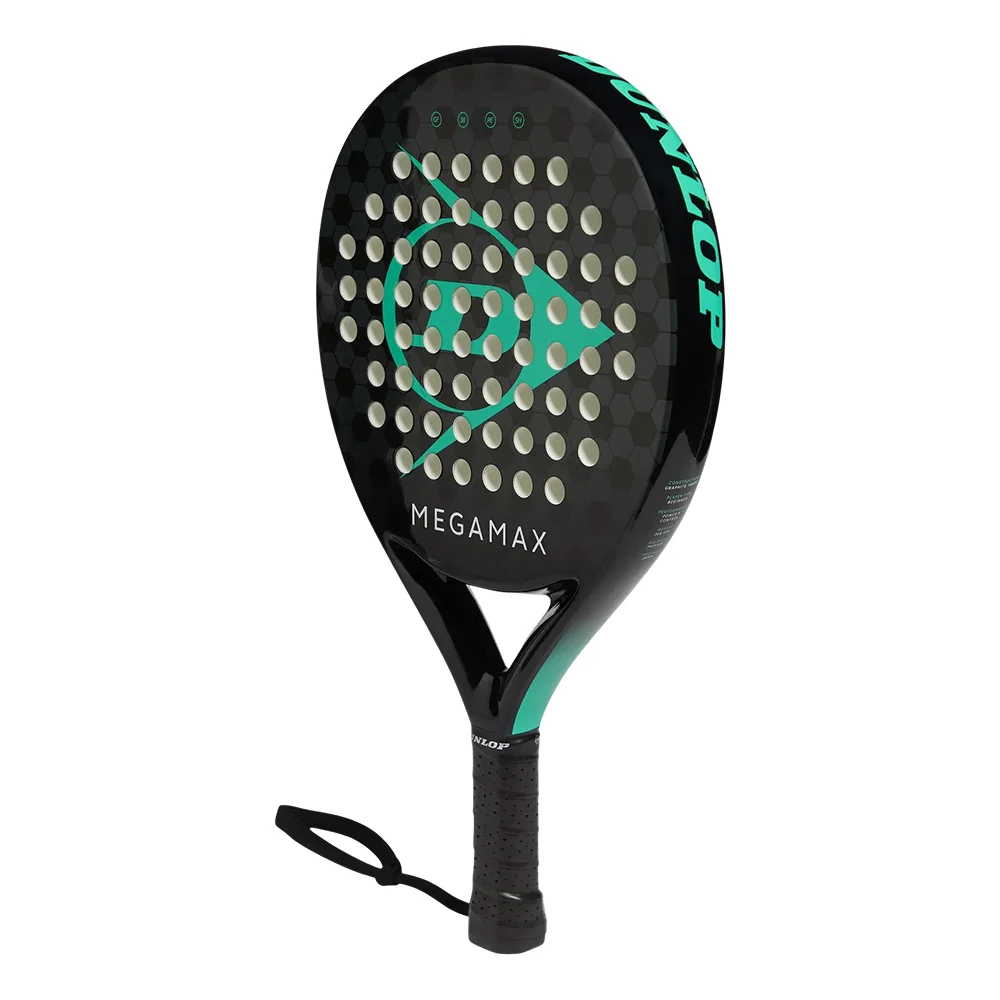 Raquete de Padel Dunlop Megamax Black 2025 — leve, com controlo, ideal para iniciantes - imagem 6