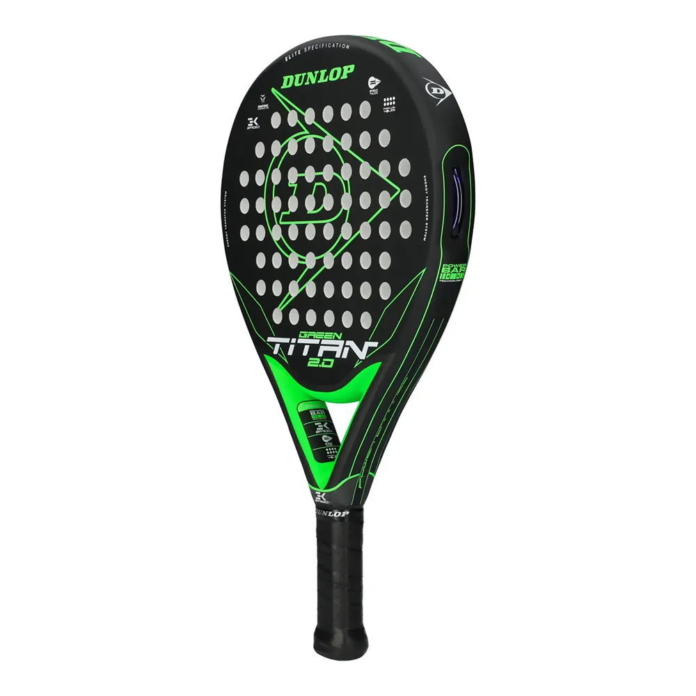 Raquete Dunlop Titan 2.0 Green — conforto e suavidade no jogo. - imagem 2