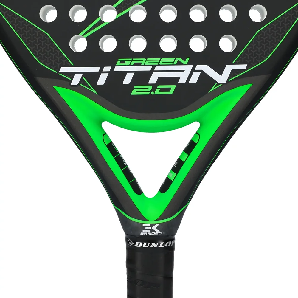 Raquete Dunlop Titan 2.0 Green — conforto e suavidade no jogo. - imagem 5