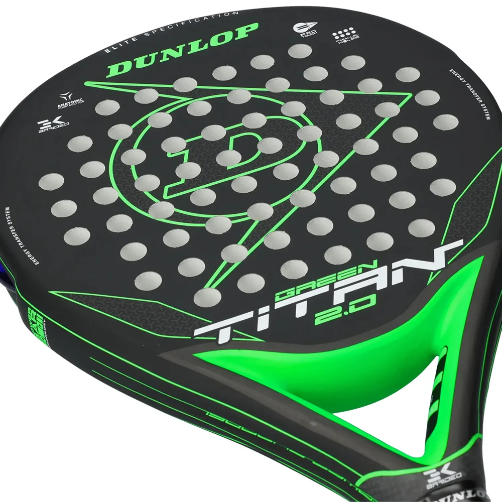 Raquete Dunlop Titan 2.0 Green — conforto e suavidade no jogo. - imagem 6