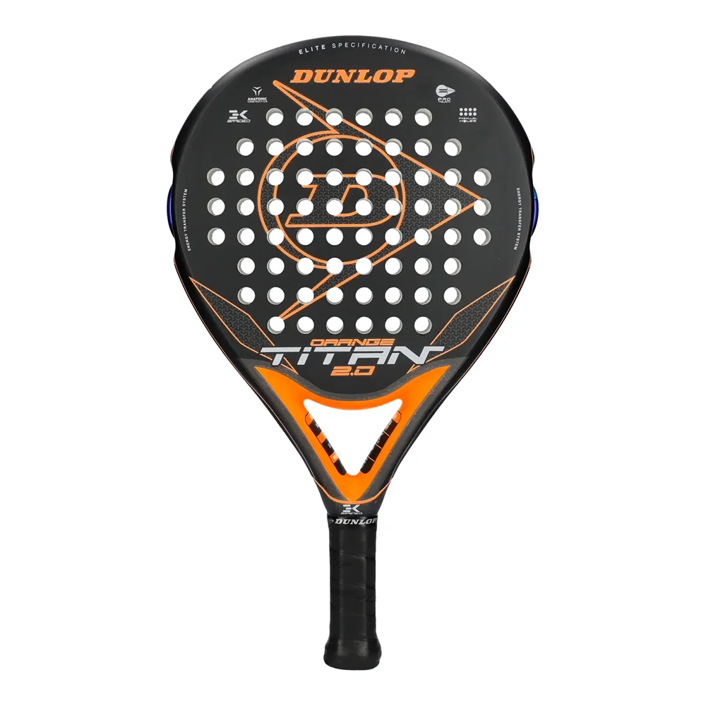 Dunlop Titan 2.0 Orange – raquete de padel universal para jogadores de nível intermédio. - imagem 1