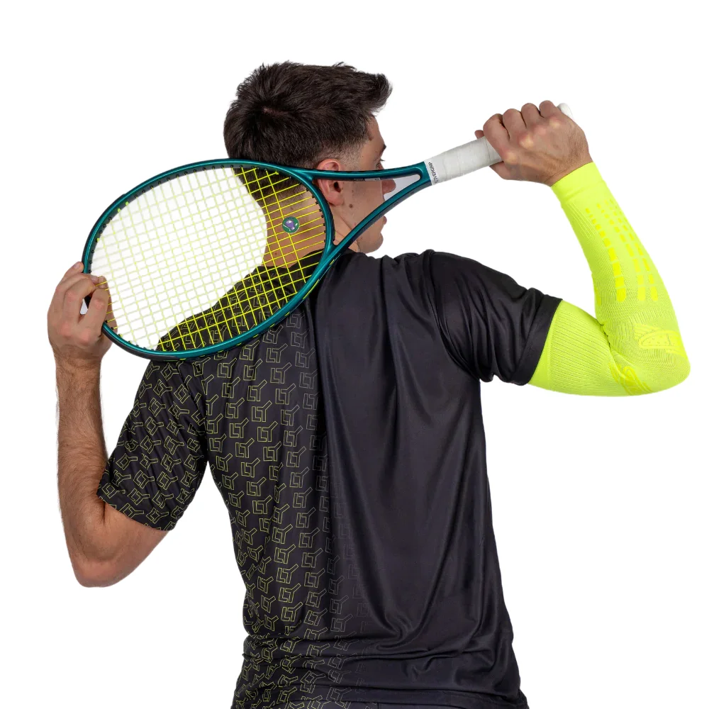 Manga Desportiva Floky NO STRAIN Evolution Basic Yellow - Tamanho M-L - 1 un - imagem 4