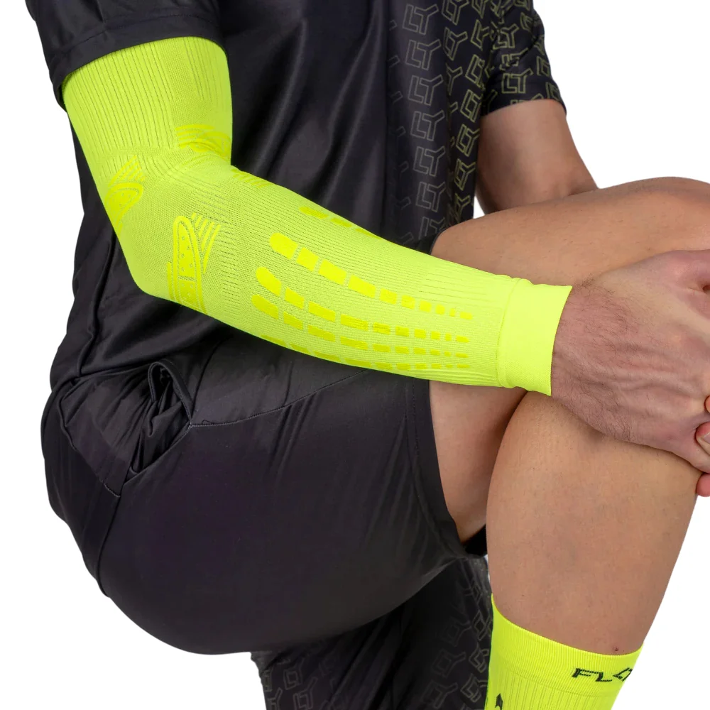 Manga Desportiva Floky NO STRAIN Evolution Basic Yellow - Tamanho M-L - 1 un - imagem 7