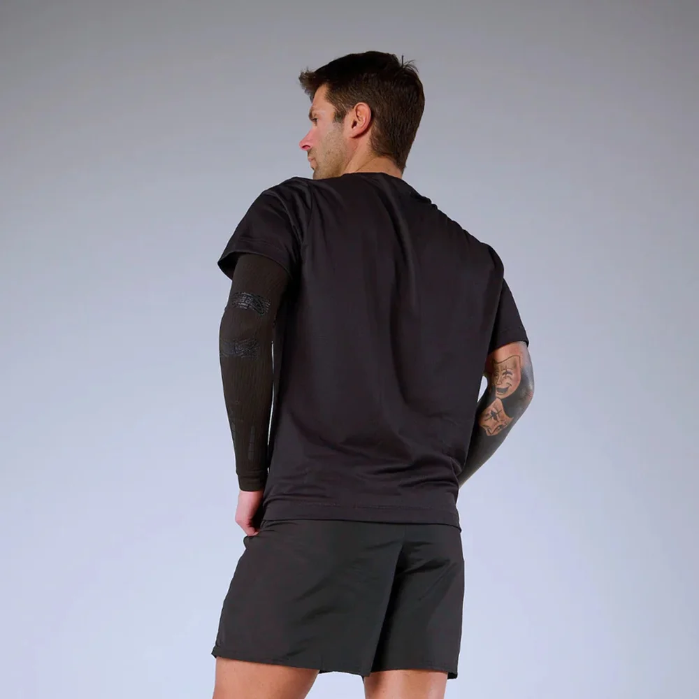 Floky NO STRAIN sleeve Black M-L – Biomechanical Elbow & Forearm Support 2 pcs - image 5