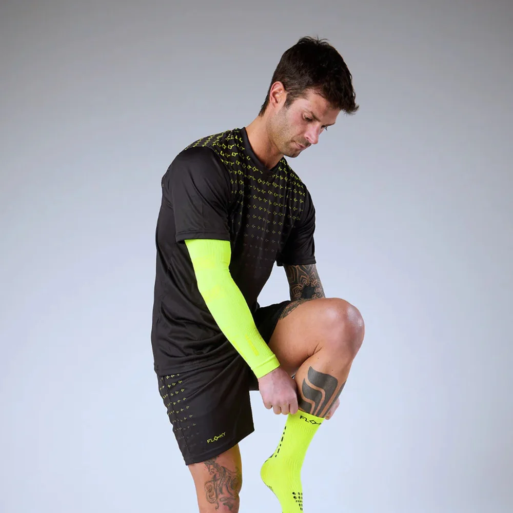 Floky NO STRAIN sleeve Yellow M-L Biomechanical Elbow & Forearm Support 2 pcs - image 5