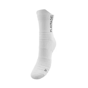 Fun Padel Technical Crew Socks White